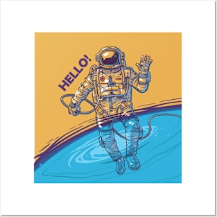 Hi astronaut Posters and Art